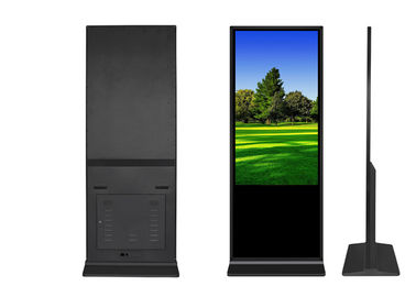 43 Inch Floor Standing LCD Digital Signage Multi - Language 1200nits Touch Screen