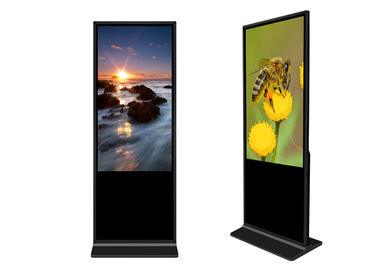 43 Inch Floor Standing LCD Digital Signage Multi - Language 1200nits Touch Screen