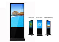 55" Floor Standing Digital Display , Wifi 4G Digital Signage LCD Advertising Display