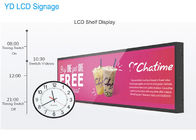 LCD Shelf Edge Digital Signage LG Customized Size With Auto Loop Playing Function