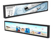 LCD Shelf Edge Digital Signage LG Customized Size With Auto Loop Playing Function