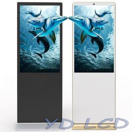 65-Inch LCD Touch Display Floor Standing Advertising Player Digital Signage with Right Angle for Hotel