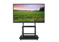 Free Stand LCD Digital Signage Interactive Whiteboard With Safely Locking System Function