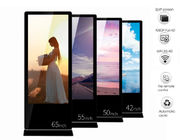 Double Sided Floor Standing Digital Signage 89 Degree Viewing Angle