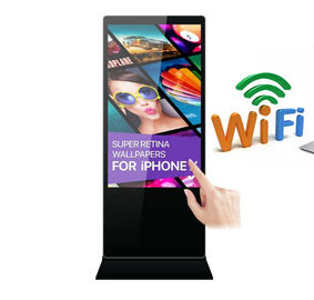 Full High Definition Floor Standing Digital Signage Display For Business Shops