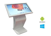 32" lcd K Shape Digital Kiosk Query Information Interactive Infrared Touch Screen