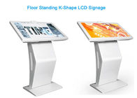 32" lcd K Shape Digital Kiosk Query Information Interactive Infrared Touch Screen