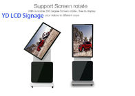 43 Inch Interactive Digital Whiteboard , Floor Standing Lcd Digital Signage Display