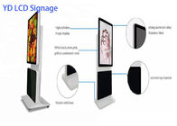 Interactive Outdoor Digital Signage Displays , Floor Standing Digital Signage