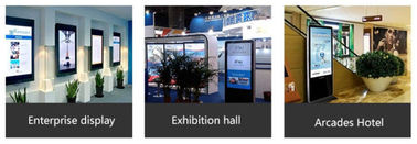 Slim 49 inch floor standing digital signage ads media player with competitive price