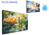 Commercial Wall Mounted Digital Signage , LCD Media Wall With High Brightness