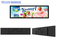 Ultra Thin Indoor Digital Signage High Resolution 500 Nits For Supermarket