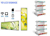 Ultra Thin Indoor Digital Signage High Resolution 500 Nits For Supermarket
