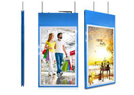 Double Sided HD Advertising Kiosks Displays 43-55 Inch Hanging Installation