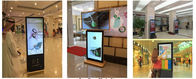 65 Inch 500 Nits LCD Advertising Display 1920x1080P For Shopping Mall