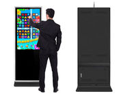 65 Inch LCD Advertising Player , Touch Screen Display Stand For Information