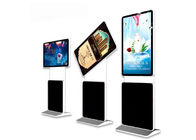 LCD Digital Signage 360 Degree Rotating Display Screen Plug And Play Vertical Standing 4K For Supermarket