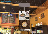 Double Sided LCD Advertising Display 43/55 Inch For Shopping Mall / Restaurant