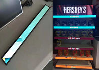 Stretched Bar Screen Digital Shelf Strip LCD Displays Advertising Signage