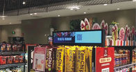 Bar Stretched HD  LCD Advertising Display For Supermarket / Retial Store