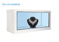 Wall Mounted Transparent LCD Display Showcase 32 Inch With Android System