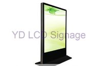 All In One PC LCD Digital Signage Floor Stand For Information Checking