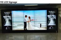 High Contrast Slim Bezel LCD Video Wall 1920x1080 High Resolution 55 Inch