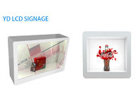 Full HD Transparent Touch Screen Display , 22" Indoor Advertising Transparent Lcd Case