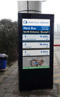 OEM Floor Standing Outdoor Digital Signage , High Brightness LCD Advertising Display