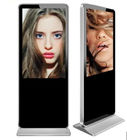 Double Sided 1920*1080 500cd/m2 Floor Standing Digital Signage with Wifi 4G Control