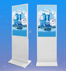 Double Sides Indoor Portable LCD Information Kiosk LCD Poster Display With Wifi Control