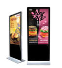Full Color Digital Signage Floor Stand , 55" Ultra Slim Floor Standing Kiosk