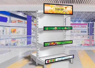 LCD Slim Linear Digital Advertising Displays Signage Indoor Shelf 23'' 35'' For Retail Store