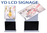 Android Windows Digital Signage Touch Screen Vertical LCD Kiosk Floor Display