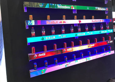 16mm Thick Streched Digital Signage on Shelf Supermarket Advertising LCD