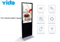 65 Inch Indoor Floor Standing Advertising Lcd Touch Screen Digital Signage Totem Kiosk Remote Control Wifi Android