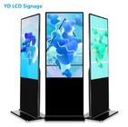 43 Inch Kiosk Freestanding Advertising Screen Digital LCD Touch Signage With Windows Android OS