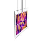 Ceiling Mounted Double sided hanging lcd digital signage 4g wifi advertising player Kiosk Screen