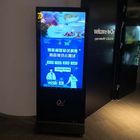Double Sided Indoor Digital Signage Floor Standing Lcd Advertising Display Kiosk