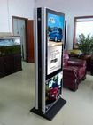Outdoor Building Full Screen LCD Media Player 55 Commercial LCD Display Double Side