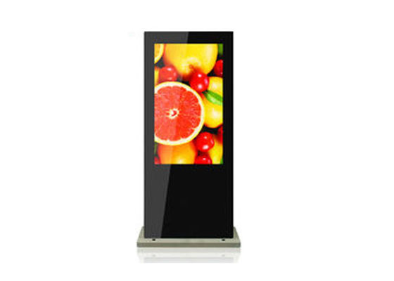 Outdoor Free Stand LCD Poster Digital Signage Screen For Advertising