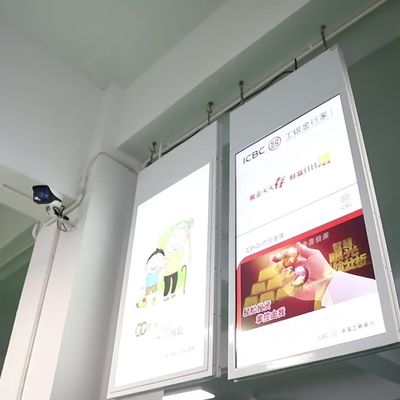 Toughened glass Interact Transparent LCD Advertising Display 1920*1080 pixels