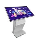 Floor Stand Indoor Advertising 500cd/m2 Touch Screen Information LCD Digital Signage Kiosk