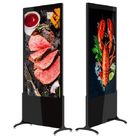 43" 1920*1080 400 Nits Floor Stand LCD Advertising Totem