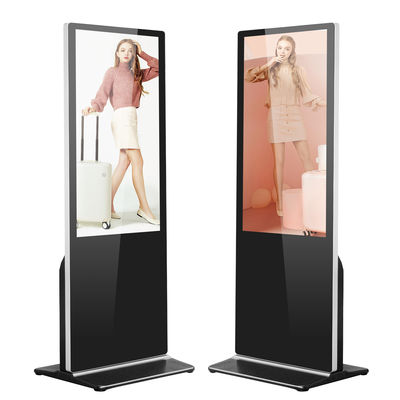 Indoor Standalone LCD Media Player Advertising Display Touch Kiosk For Shopping Mall