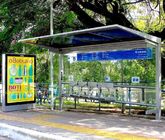 55 inch 1920x1080P 2500 Nits Outdoor Digital Signage for Bus Stop