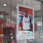 Doubel Sided Hanging Screen LCD Digital Signage Kiosk For Advertising