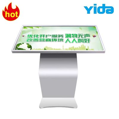 55 Inch Digital Signage Floor Stand Lcd Touchscreen Advertising Tv Kiosk Machine With Android  And Windows