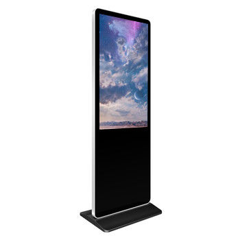 4K Indoor Advertising Floor Stand Touch Screen LCD Digital Signage Kiosk