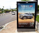 Customized 2500nits 43 inch outdoor lcd digital signage lcd advertising screen for gas statio